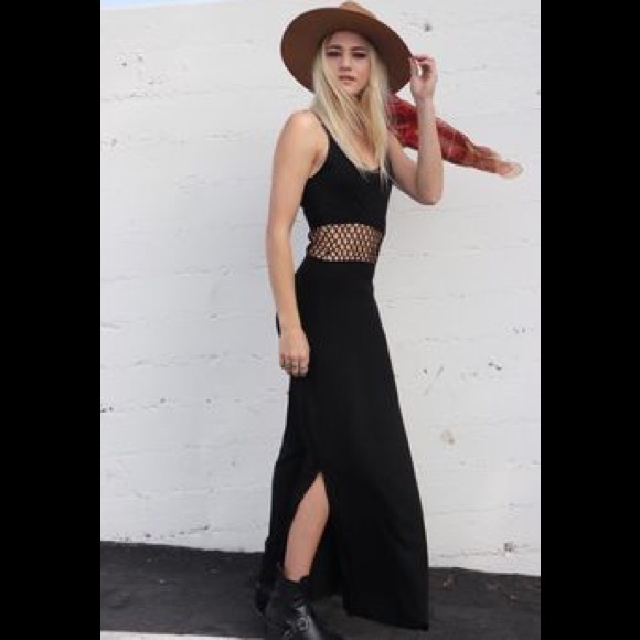 Tiare Hawaii Black mesh maxi - Picture 2 of 2